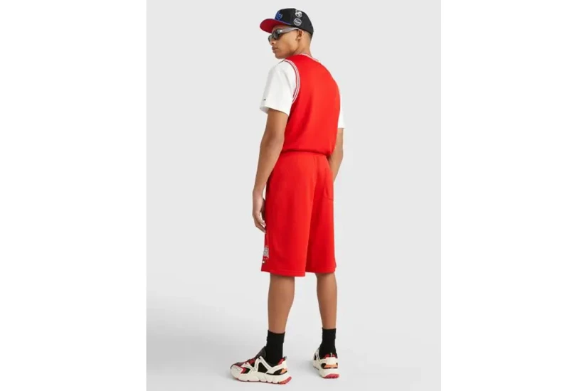 Tommy Jeans Modern Sport Ανδρική Αθλητική Βερμούδα Κόκκινη