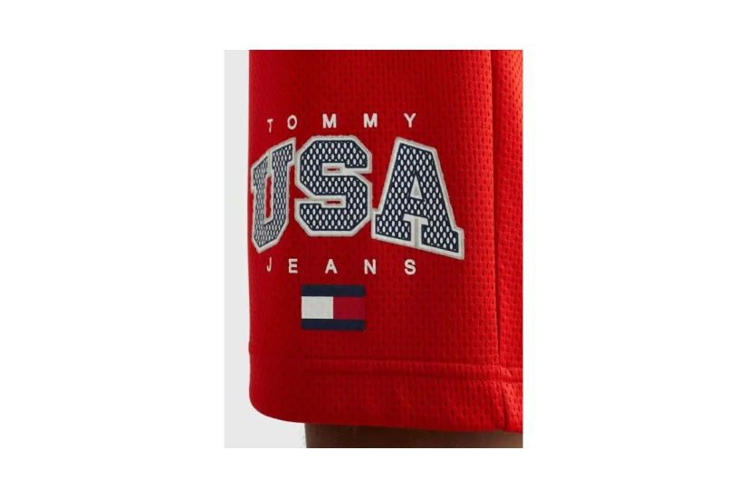 Tommy Jeans Modern Sport Ανδρική Αθλητική Βερμούδα Κόκκινη