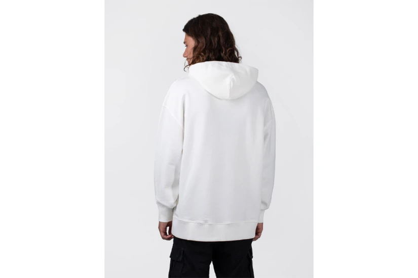 Tommy Jeans Ανδρικό Φούτερ με Κουκούλα Λευκό