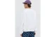 Tommy Jeans Boxy Ανδρική Μακρυμάνικη Μπλούζα Με Λαιμόκοψη Εκρού