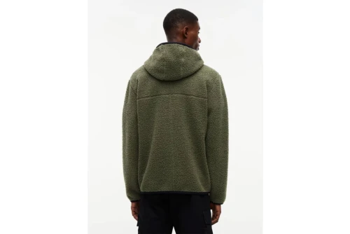 Tommy Jeans Badge Teddy Ζακέτα Sherpa Ανδρική (DM0DM19224 M04)