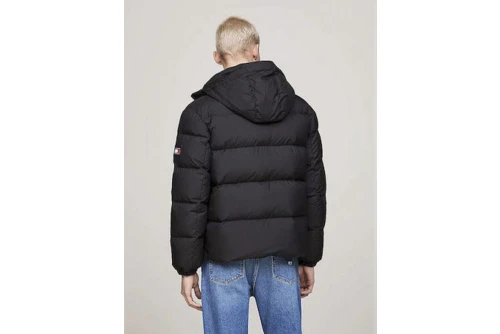 Tommy Jeans Water Repellent Down Hooded Μπουφάν Puffer Ανδρικό (DM0DM19786 BDS)