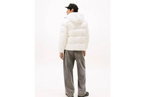 Tommy Jeans Water Repellent Down Hooded Μπουφάν Puffer Ανδρικό (DM0DM19786 YBL)