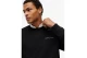 Tommy Jeans Linear Logo Embroidery Fleece Ανδρική Μακρυμάνικη Μπλούζα με Λαιμόκοψη Μαύρη