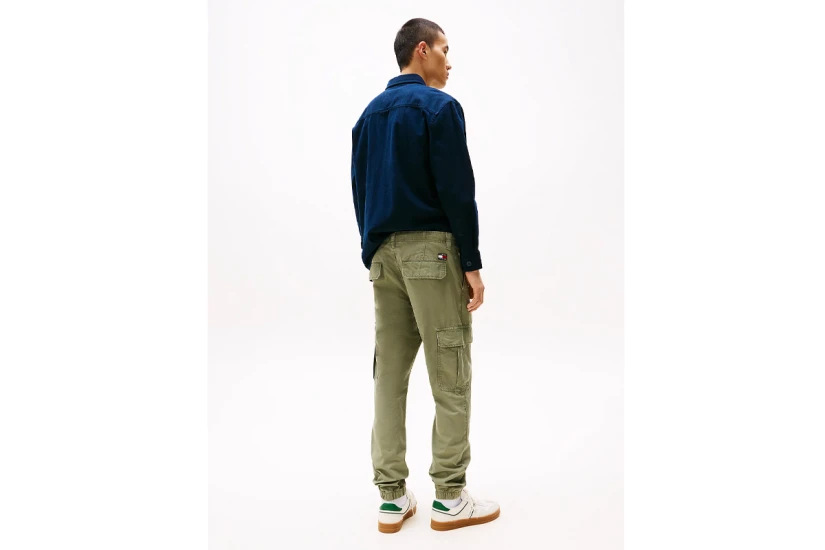 Tommy Jeans Ryan Ανδρικό Cargo Παντελόνι Λαδί