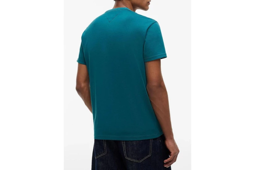 Tommy Jeans Ανδρικό Κοντομάνικο T-Shirt Πετρόλ