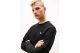Tommy Jeans Tonal Badge Ανδρική Μακρυμάνικη Μπλούζα Μαύρη
