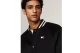 Tommy Jeans Wool Blend Solid Ανδρικό Μπουφάν Bomber Μαύρο