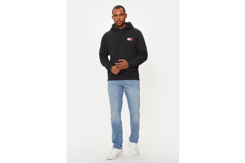 Tommy Jeans Ανδρικό Φούτερ Με Κουκούλα Μαύρο