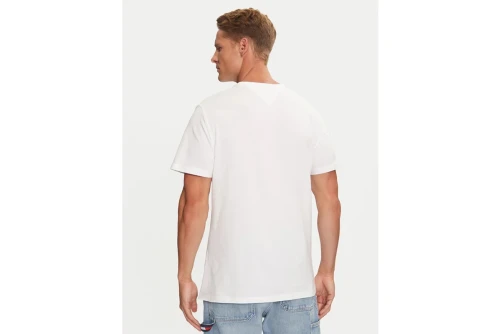 Tommy Jeans Logo Slim Jersey T-Shirt Ανδρικό (DM0DM20740 YBR)