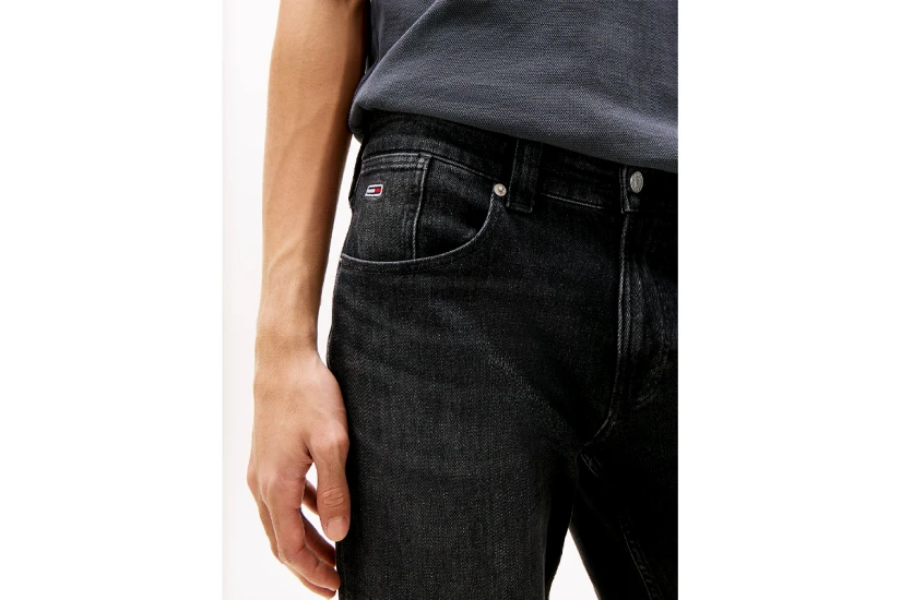 Tommy Jeans Ronnie Ανδρική Τζιν Βερμούδα Μαύρη