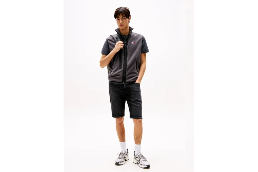Tommy Jeans Ronnie Ανδρική Τζιν Βερμούδα Μαύρη