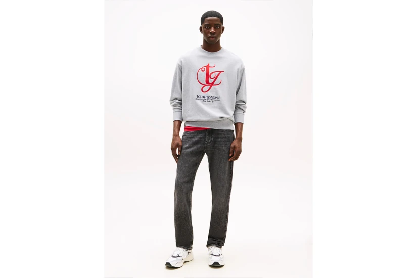Tommy Jeans Ryan Ανδρικό Παντελόνι Τζιν Ανθρακί