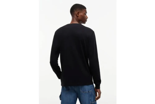 Tommy Jeans Linear Logo Slim Μπλούζα Με Λαιμόκοψη Ανδρική (DM0DM21594 BDS)