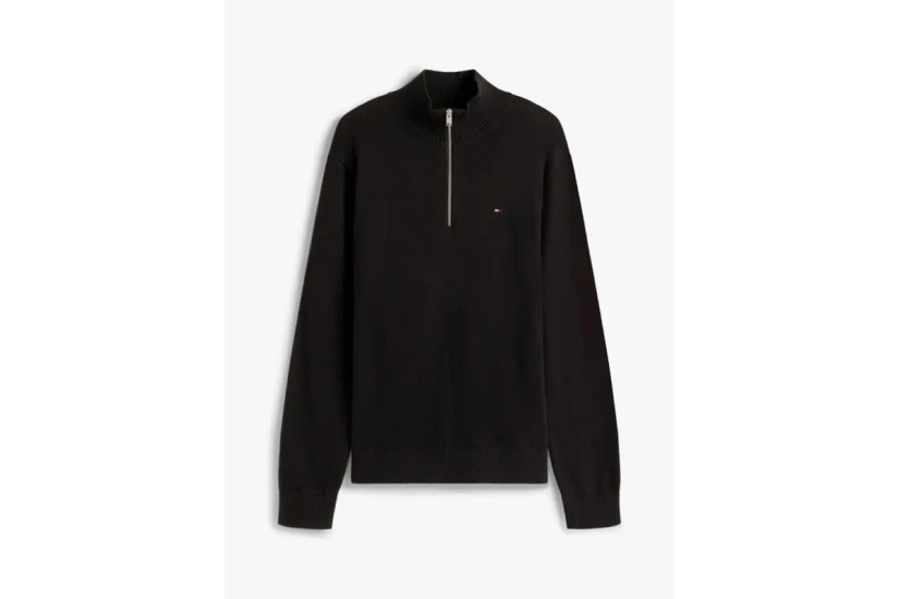 Tommy Jeans Flag Lightweight Slim Πουλόβερ Με Φερμουάρ Ανδρικό (DM0DM21654 BDS)