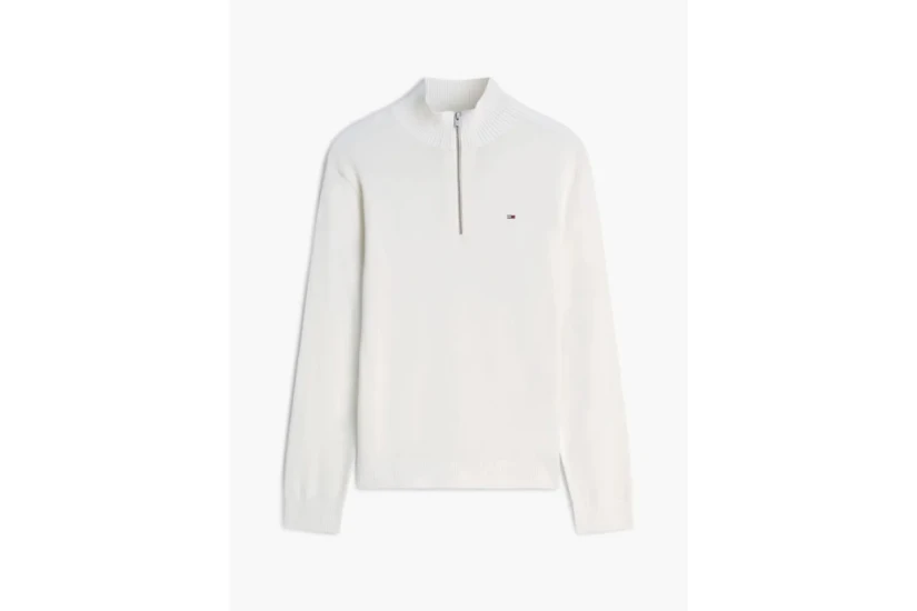 Tommy Jeans Flag Lightweight Slim Πουλόβερ Με Φερμουάρ Ανδρικό (DM0DM21654 YBH)