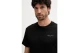 Tommy Jeans Linear Logo Ανδρικό Κοντομάνικο T-shirt Μαύρο 