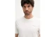 Tommy Jeans Linear Logo Ανδρικό Κοντομάνικο T-shirt Εκρού
