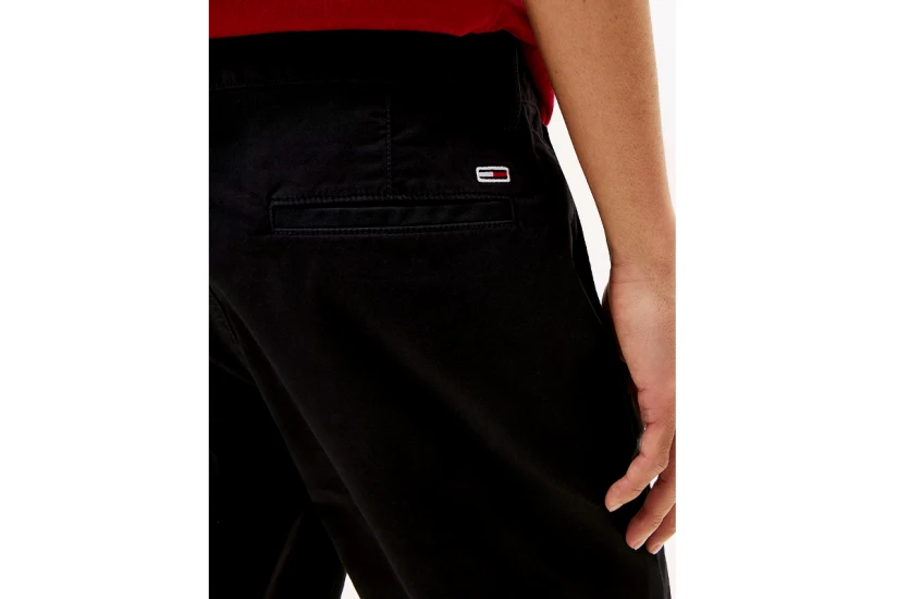 Tommy Jeans Scanton Ανδρική Βερμούδα Chino Μαύρη
