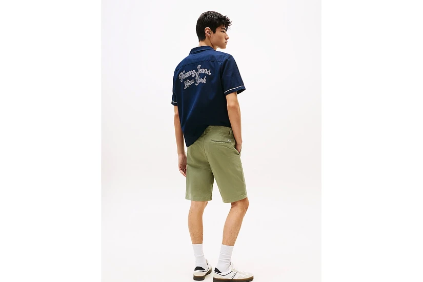 Tommy Jeans Scanton Ανδρική Βερμούδα Chino Χακί