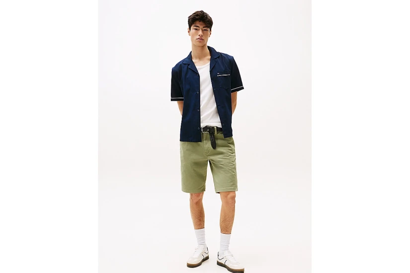 Tommy Jeans Scanton Ανδρική Βερμούδα Chino Χακί