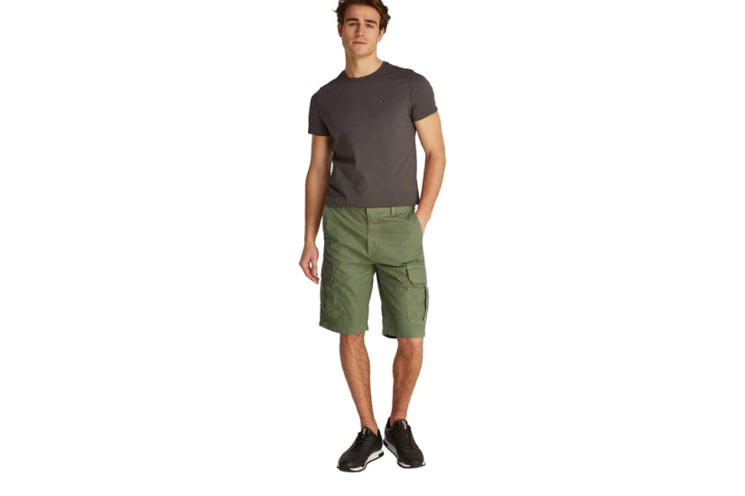 Tommy Jeans Otis Twill Ανδρική Βερμούδα Cargo Λαδί