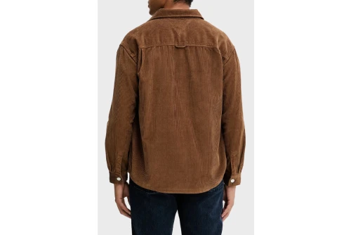 Tommy Jeans Logo Relaxed Corduroy Πουκάμισο Μακρυμάνικο Ανδρικό (DM0DM22016 GVP)