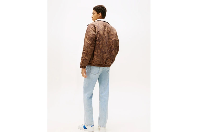 Tommy Jeans Reversible Teddy Relaxed Ανδρικό Μπουφάν Sherpa