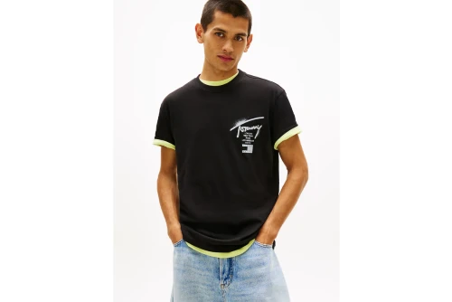 Tommy Jeans Regular Signature Back Logo Jersey T-Shirt Ανδρικό (DM0DM22553 BDS)