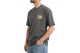 Tommy Jeans 90S Back Bubble Logo Jersey Ανδρικό Κοντομάνικο T-Shirt Γκρι Σκούρο, Κίτρινο