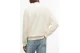 Tommy Jeans Waffle Knit Relaxed Ανδρική Μακρυμάνικη Πλεκτή Μπλούζα Εκρού