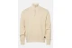 Tommy Jeans Waffle Knit Relaxed Ανδρική Μακρυμάνικη Πλεκτή Μπλούζα με Φερμουάρ Μπεζ