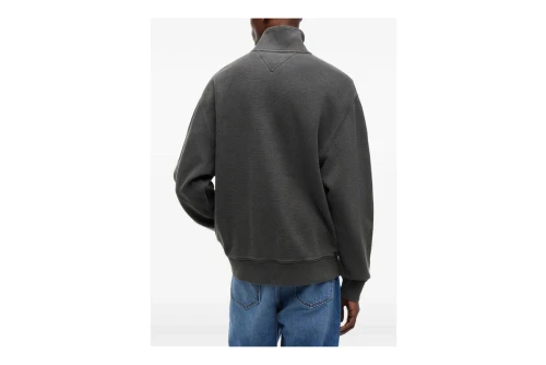 Tommy Jeans Waffle Knit Relaxed Μπλούζα Πλεκτή Με Φερμουάρ Ανδρική (DM0DM23127 BDS)