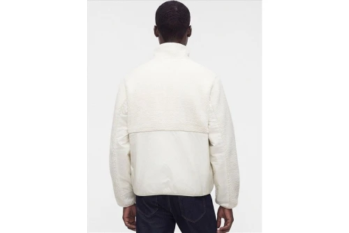 Tommy Jeans Teddy Contrast Texture Relaxed Μπουφάν Sherpa Ανδρικό (DM0DM23227 AEF)