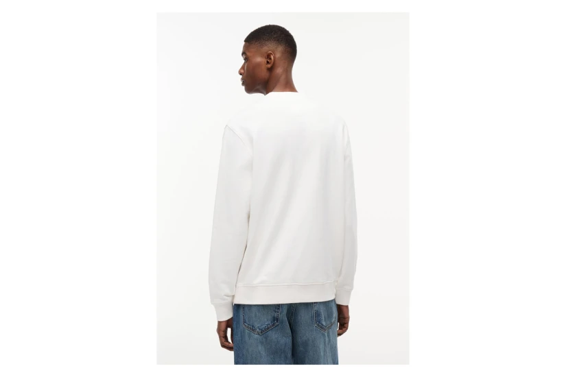 Tommy Jeans Ανδρικό Μακρυμάνικο Φούτερ Εκρού