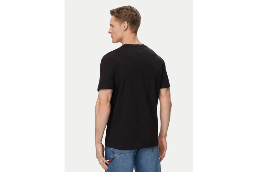 Tommy Jeans Ανδρικό Κοντομάνικο T-Shirt Μαύρο