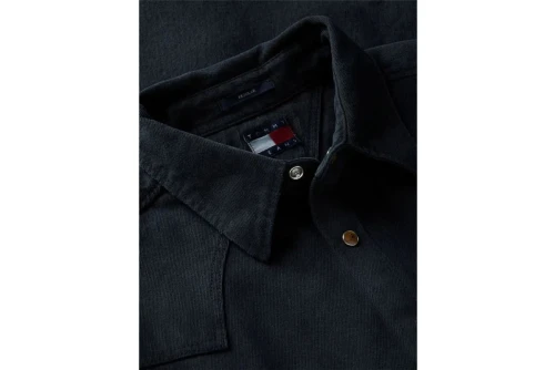 Tommy Jeans Washed Denim Western Τζιν Πουκάμισο Μακρυμάνικο Ανδρικό (DM0DM23518 BDS)