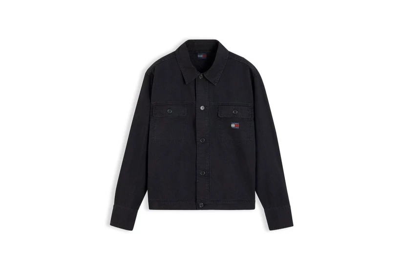 Tommy Jeans Textured Herringbone Oversized Jacket Ανδρικό (DM0DM23919 BDS)