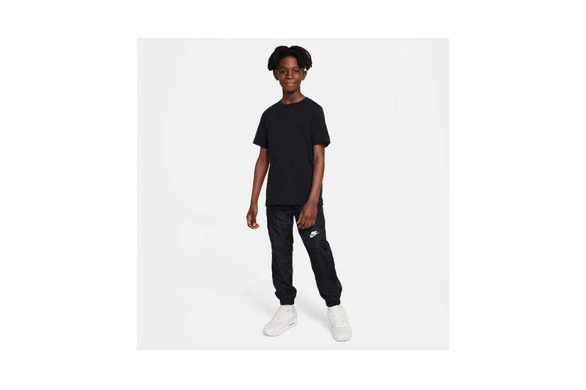 Nike Παιδικό Κοντομάνικο T-Shirt Μαύρο