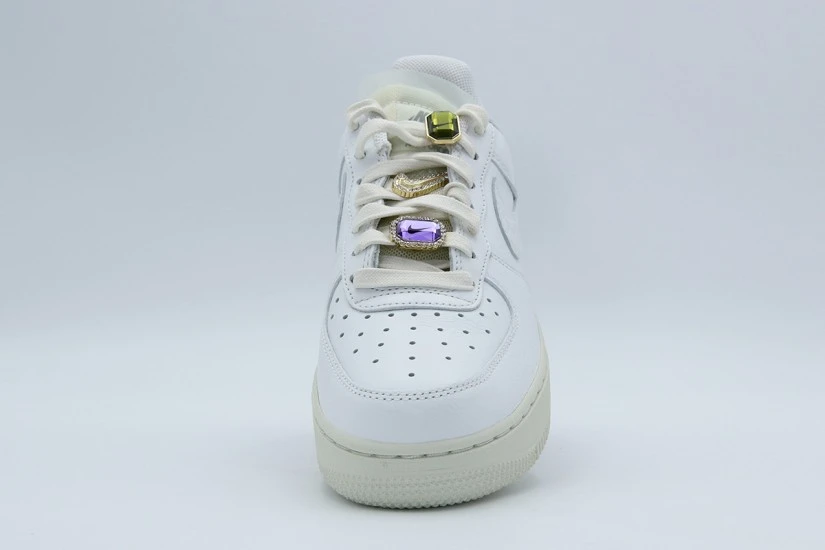 Nike Air Force 1 Low Premium Sneakers Λευκά, Εκρού