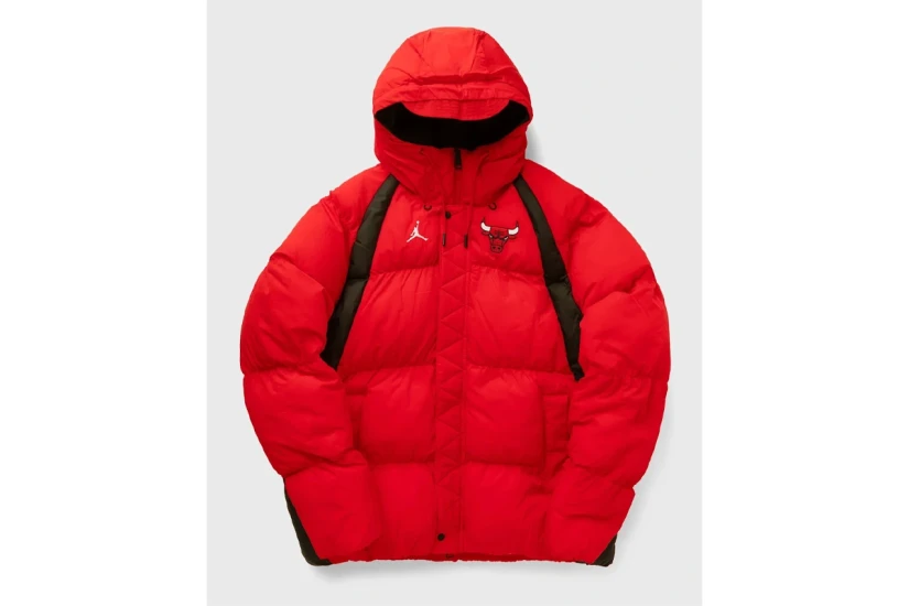 Jordan NBA Chicago Bulls Ανδρικό Puffer Μπουφάν Κόκκινο
