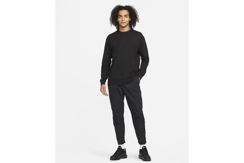 Nike Sportswear Premium Essentials Ανδρική Μακρυμάνικη Μπλούζα Μαύρη
