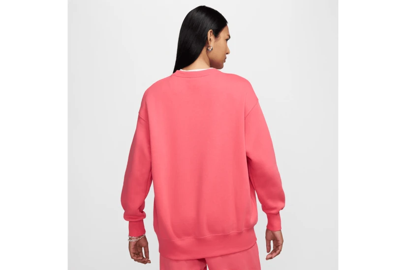 Nike Sportswear Phoenix Fleece Γυναικεία Μακρυμάνικη Μπλούζα Φούξια