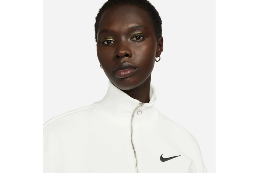 Nike Sportswear Phoenix Fleece Μακρυμάνικη Μπλούζα με Φερμουάρ