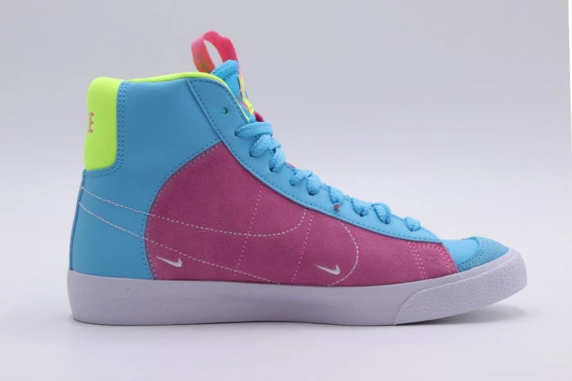 Nike Blazer Mid 77 Παιδικά Sneakers Γαλάζια, Λευκά, Κίτρινα