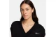 Nike Sportswear Phoenix Fleece Γυναικεία Αμάνικη Μπλούζα Μαύρη