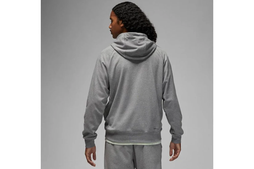Jordan Dri-FIT Sport Crossover Ανδρικό Φούτερ με Κουκούλα Γκρι