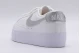 Nike Blazer Low Platform Γυναικεία Sneakers Λευκά, Ασημί