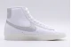 Nike Blazer Mid 77 Γυναικεία Sneakers Λευκά, Ασημί