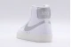 Nike Blazer Mid 77 Γυναικεία Sneakers Λευκά, Ασημί